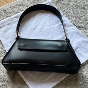 Zara Vegan Leather Mini Shoulder Flap Bag